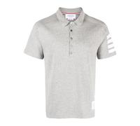Thom Browne 4-Bar stripe polo shirt - Grey 1-2-3-4-5