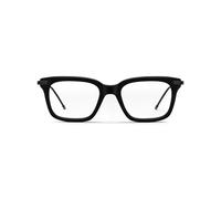 Thom Browne Eyewear acetate and titanium rectangular eyeglasses - Black 49