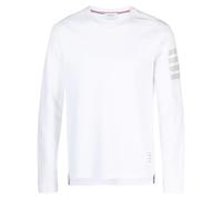 Thom Browne milano cotton 4-bar long sleeve tee - White 00-0-1-3-4