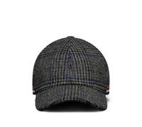 Thom Browne Prince of Wales Hunting tweed 6-panel baseball cap - Grey S-M-L