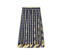 Thom Browne stripe pleated skirt - Blue 1-2