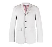 Thom Browne stripe-print seersucker cotton blazer - Grey 1-2-4-5