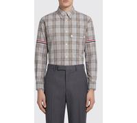 THOM BROWNE Tartan Cotton Shirt - Size: 4 - male