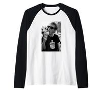 Thom Yorke of Radiohead The Bends Era by Andy Willsher Raglan Baseball Tee