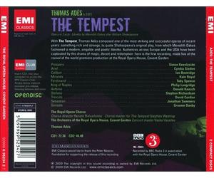 THOMAS ADŠS: THE TEMPEST NEW CD