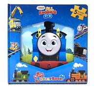 Thomas All Engines Go My First Puzzle Book - Jigsaw Puzzles for kids, 10-page board book, 5 puzzles to enjoy