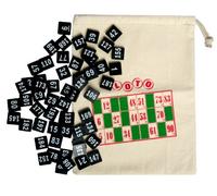Thomas & Anca Club Supplies Ltd 1-200 Plastic Numbered Discs & Draw String Bag for Raffle, Club Draw, Bingo