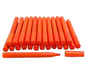 Thomas & Anca Club Supplies Ltd 25x Orange Bingo Felt Marker Pens Dabbers