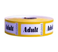 Thomas & Anca Club Supplies Ltd Adult Admission Roll Tickets for Event Entry Serial Coded for Security Festivals Fetes Fayre Party Events