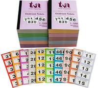 Thomas & Anca Club Supplies Ltd Cloakroom Tickets 10 books 1000 Raffle Tickets per Book 10