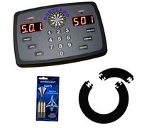 Thomas & Anca Club Supplies Ltd Darts Pro Bundle Pack With Electronic Darts Pro Scorer, Safety Surround & Dart Set