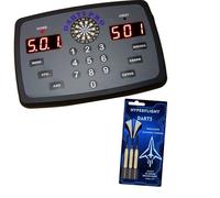 Thomas & Anca Club Supplies Ltd Darts Pro Electronic Scorer Electronic Scoreboard & Hyperflight Darts Set For Dart Players Man Cave Gift Bar Pub Game Xmas Present Gift for Him