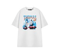Thomas and Friends Mens White Homage Short Sleeved T-Shirt - Medium