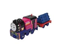 Thomas and Friends Motorized Toy Train Ashima Battery-Powered Engine with Cargo Car for Pretend Play Preschool Kids Ages 3+ Years, HMC22