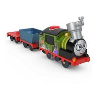Thomas and Friends Talking Toy Train, Battery-Powered Motorized Whiff Engine with Phrases Sounds and Cargo for Preschool Play, UK English Version, HRB39
