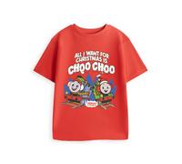 Thomas and Friends Unisex Kids Red Choo Choo Short Sleeved T-Shirt - 2-3 Years