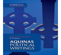 Thomas Aquinas Aquinas: Political Writings Paperback Book Thomas Aquinas Multicolor