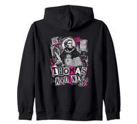 Thomas Aquinas Catholic Philosophy Text Study Zip Hoodie