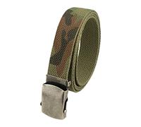 Thomas Bates Cargo Cotton Military Web Belt, Olive Camo, One size