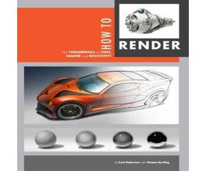 Thomas Bertling How to Render Paperback Book in White Thomas Bertling White