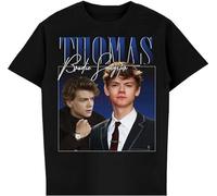 Thomas Brodie Sangster Rap Hip Hop Rapper 90s Retro Vintage T Shirt New Men Women T Shirt Small Black