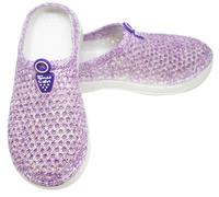 Thomas Calvi Women’s Beach Shoes, Summer Holiday Clogs Lightweight Mules Garden Slippers Footbed Breathable Slip on (Purple, Numeric_6)