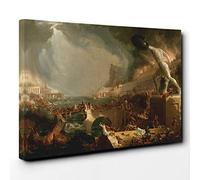 Thomas Cole Course of Empire Vol.2 Canvas Print | Gallery Wrapped 30mm Frame Wall Art | 30x20 inches | Ready to Hang | Modern Picture | Living Room Bedroom Lounge Office