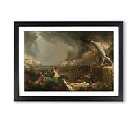 Thomas Cole Course of Empire Vol.2 Framed Print | A2 Black Framed Wall Art | Ready to Hang | Modern Nature Picture | Living Room Bedroom Lounge Office