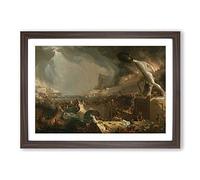 Thomas Cole Course of Empire Vol.2 Framed Print | A2 Walnut Framed Wall Art | Ready to Hang | Modern Nature Picture | Living Room Bedroom Lounge Office