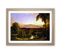 Thomas Cole Early Autumn View of Catskill Classic Painting Framed Print | A2 Oak Framed Wall Art | Ready to Hang | Classic Landscape Picture | Living Room Bedroom Lounge Office