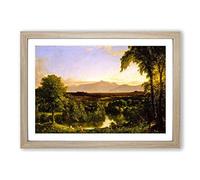 Thomas Cole Early Autumn View of Catskill Framed Print | A2 Oak Framed Wall Art | Ready to Hang | Modern Landscape Picture | Living Room Bedroom Lounge Office