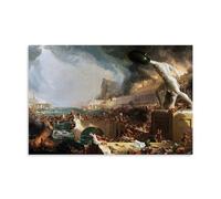 Thomas Cole Outstanding Works Poster The Course of Empire Destruction (1836) Art Canvas Painting Decor Wall Print Photo Home Modern Decoratives 12x18inch(30x45cm)