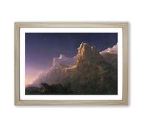 Thomas Cole Prometheus Bound Framed Print | A2 Oak Framed Wall Art | Ready to Hang | Modern Nature Picture | Living Room Bedroom Lounge Office