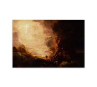 Thomas Cole（The Pilgrim of The Cross at The End of His Journey ） Wall Art Posters Canvas Wall Art Prints Photo Picture Paintings Room Decor Home Decorative 24x36inch(60x90cm)