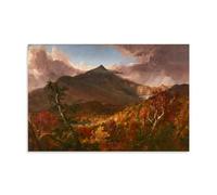 Thomas Cole View of Schroon Mountain, Essex County, New York, After A Storm Giclee Paper Poster Bright Clear Reproduction Wall Art Painting Canvas Gift Living Room Prints Bedroom Decor Artworks Unfram