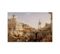 Thomas Cole Works《The Course of Empire The Consummation of Empire》Printing Posters Modern Printed Canvas Wall Art Stylish Photo Painting Decor for Living Space 16x24inch(40x60cm)