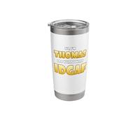 Thomas Costume IDGAF Funny Meme Halloween Tom Costume Thomas Stainless Steel Insulated Tumbler