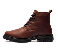 Thomas Crick By Oaktrak Sandford Leather Men's Boots | Boots | Wood Brown | UK Size 6.5