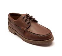 Thomas Crick 'Cape' Men's Leather Casual Lace-up Boat Shoes