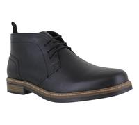 Thomas Crick Dallas Mens Black Classic Lace Up Chukka Ankle Boots