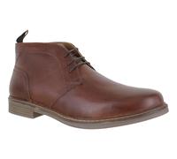 'Dallas' Desert Chukka Leather Ankle Boots Thomas Crick Brown 12