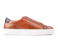 Thomas Crick Evers Men’s Casual Low-Top Trainers | Comfortable Lace-Up Leather/Suede Sneakers for Everyday Walking Tan