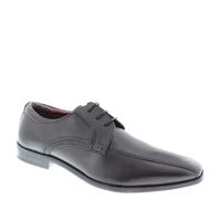 Thomas Crick Hutton Men's Leather Lace Up Gibson Shoes - Black - 10 UK