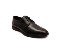 Thomas Crick Lanner Men's Formal Shoes, Genuine Leather, Derby Lace-Up Shoes for Men Black