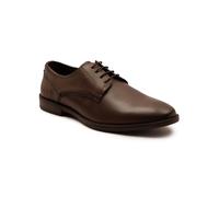 Thomas Crick Lanner Men's Formal Shoes, Genuine Leather, Derby Lace-Up Shoes for Men Brown