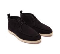 Thomas Crick Men's Augusta' Leather Chukka Ankle Lace Up Boots in Navy | Size: 8 Thomas Crick Navy 8
