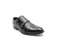 'Boycie' Double Monk Strap Formal Shoes Thomas Crick Black 7