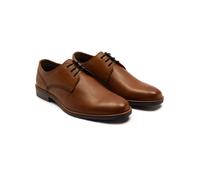 Thomas Crick Men's 'DURANT' Derby Formal Leather Shoes in Tan | Size: 12 Thomas Crick Tan 12