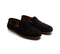 Thomas Crick Men's 'DUVAL' Suede Leather Slip-on Casual Loafer Shoes in Navy | Size: 7 Thomas Crick Navy 7