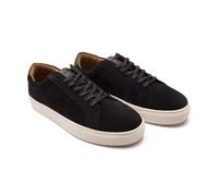 Thomas Crick Men's 'Evers' Casual Lace-up Suede Leather Sneakers in Navy | Size: 7 Thomas Crick Navy 7